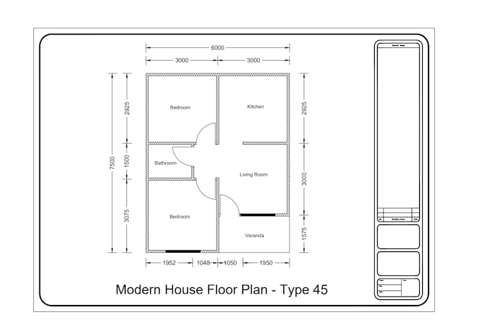 draw floor plan and 3d house design using autocad and sketchup